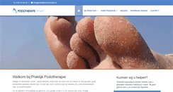 Desktop Screenshot of praktijkpodotherapie.nl