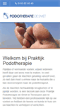 Mobile Screenshot of praktijkpodotherapie.nl